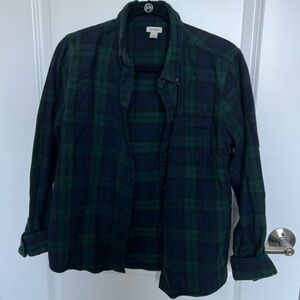 LL Bean Women’s Petite Flannel Top